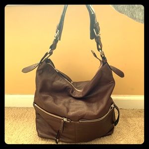 Brown leather Cynthia Rowley handbag/tote